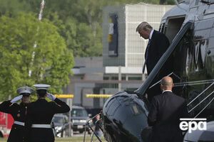 Трамп прилетел в больницу к Меланье на вертолете