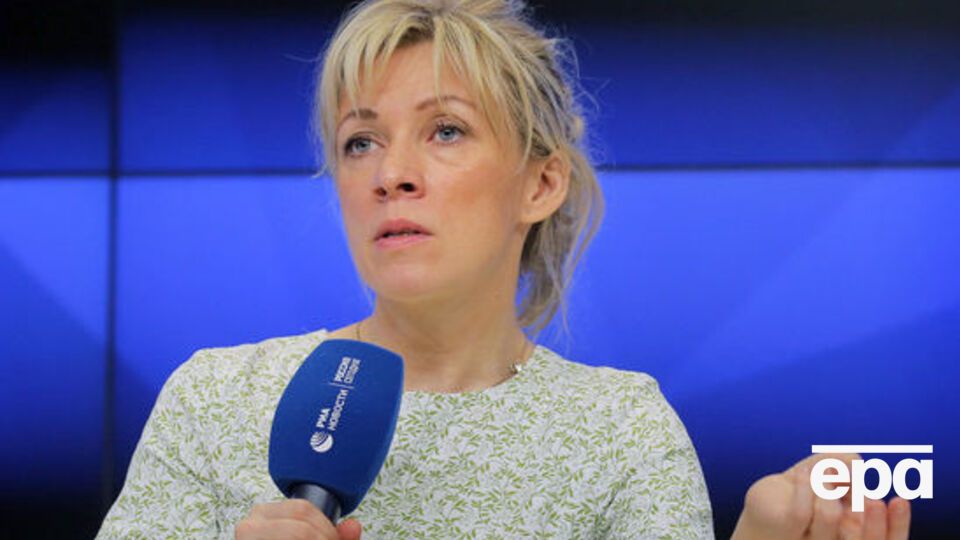 Захарова просить Держдеп "суворим голосом" відчитати Київ