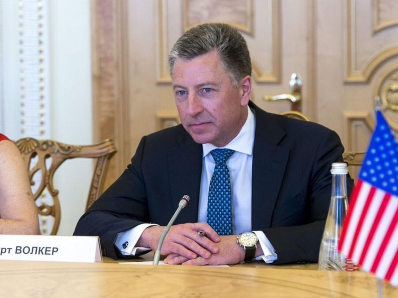 На встрече с Волкером присутствовали представители всех парламентских фракций