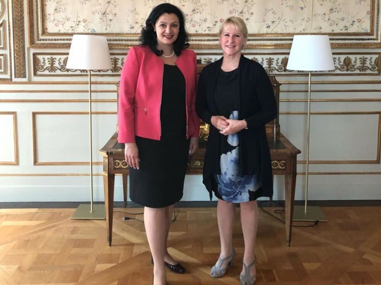 Климпуш-Цинцадзе встретилась с&nbsp;министром иностранных дел Швеции Маргот Вальстрем