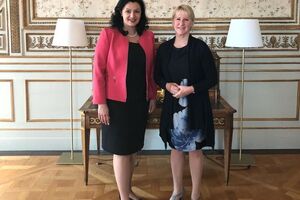 Климпуш-Цинцадзе встретилась с министром иностранных дел Швеции Маргот Вальстрем