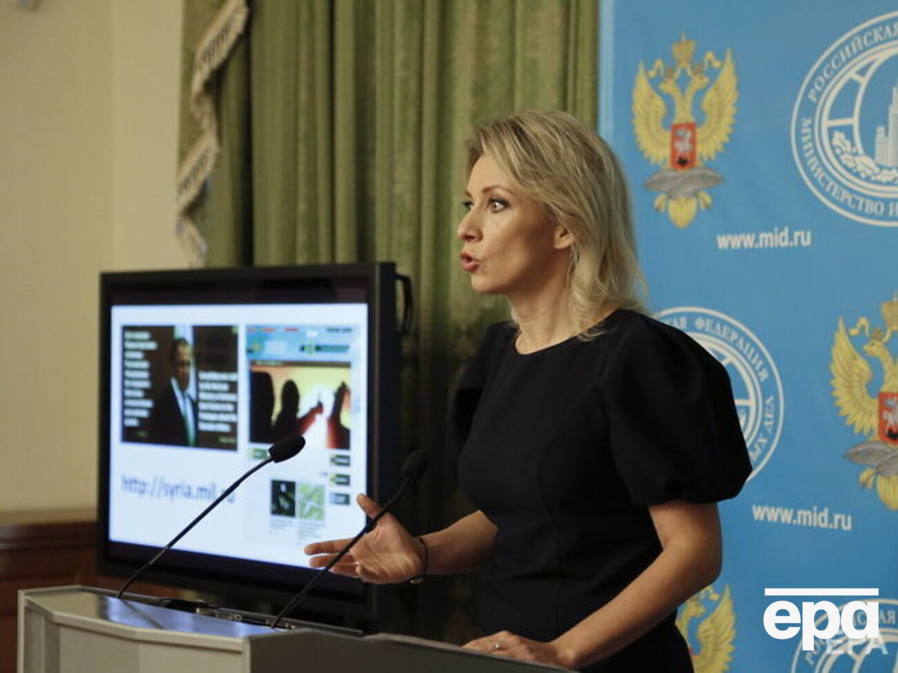Захарова: Украина упорно продолжает двигаться вверх в рейтинге свободы прессы