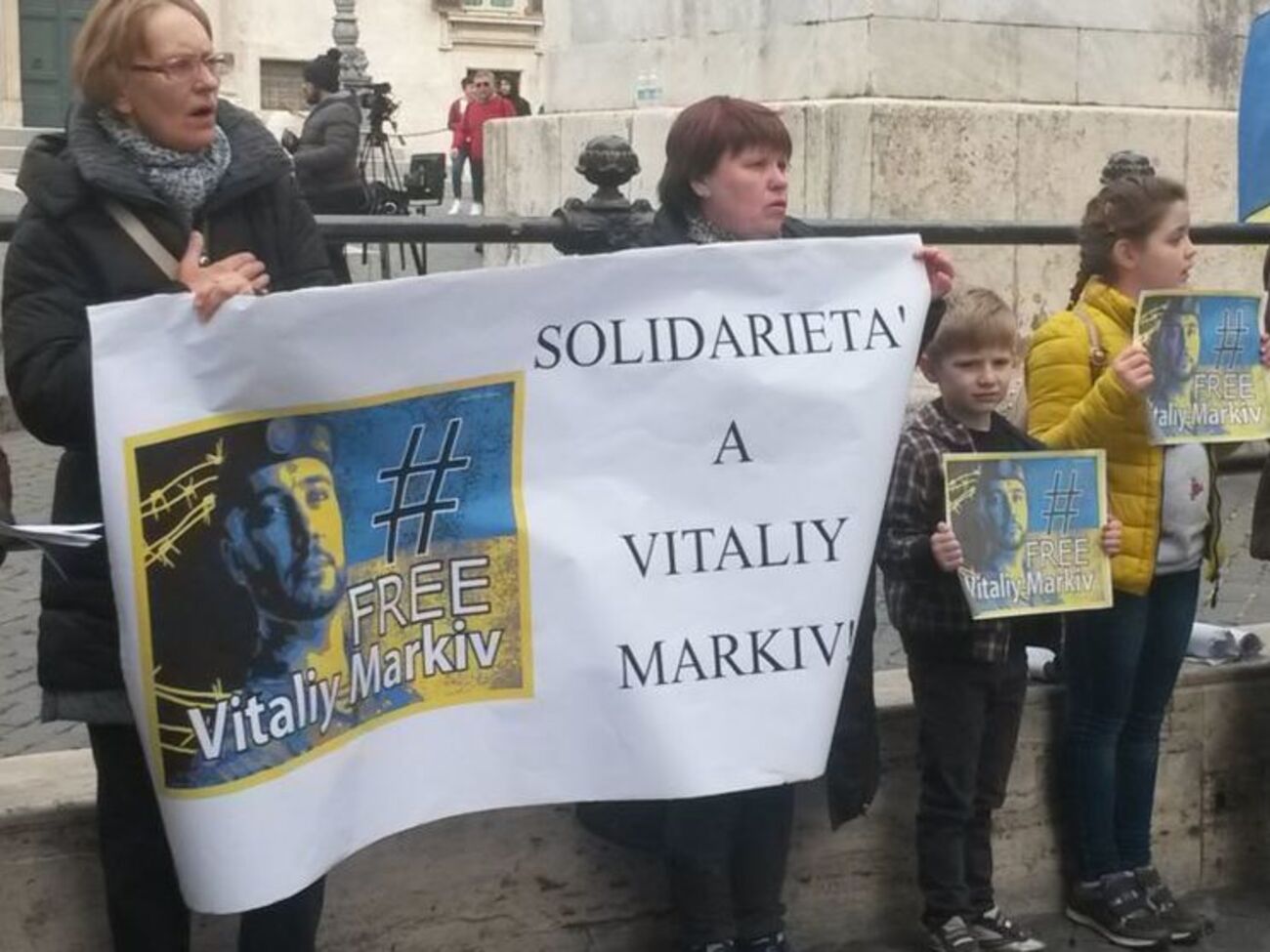 Українці Італії вимагали звільнити Марківа