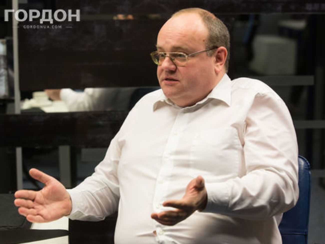 По словам участников, модератор дискуссии Александр Чиж никак не отреагировал на слова Франкова (на фото)