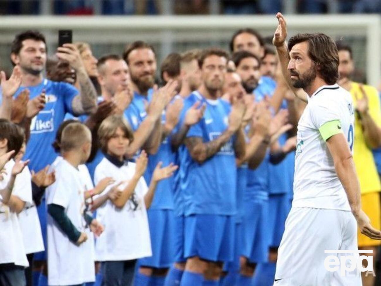 Пирло собрал звезд мирового футбола на "Сан-Сиро"