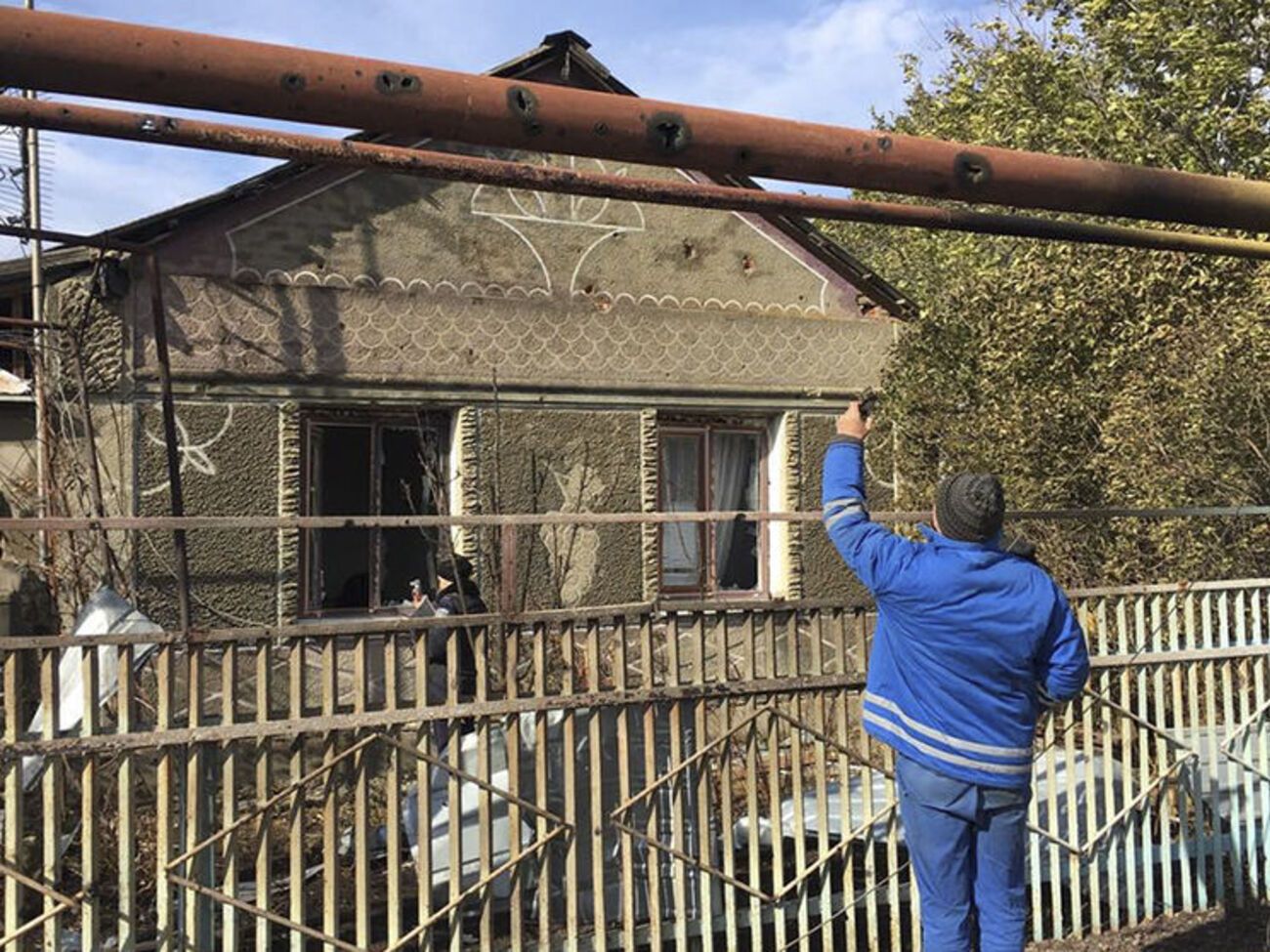 Талаківка неодноразово зазнавала обстрілів сепаратистів