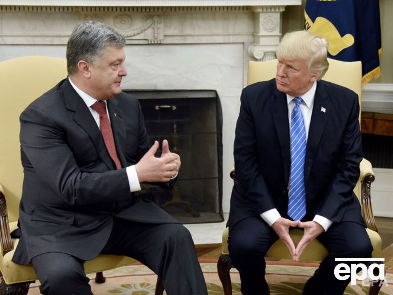 Трамп встретился с Порошенко в июне 2017 года