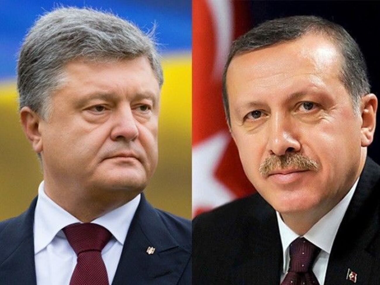 Порошенко поблагодарил Эрдогана за позицию относительно поддержки защиты прав крымских татар