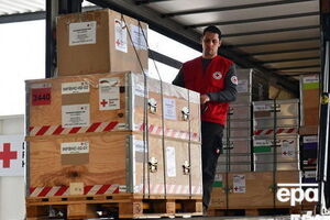 Грузовики с гумпомощью отправились на оккупированный Донбасс через пункт въезда-выезда "Новотроицкое"