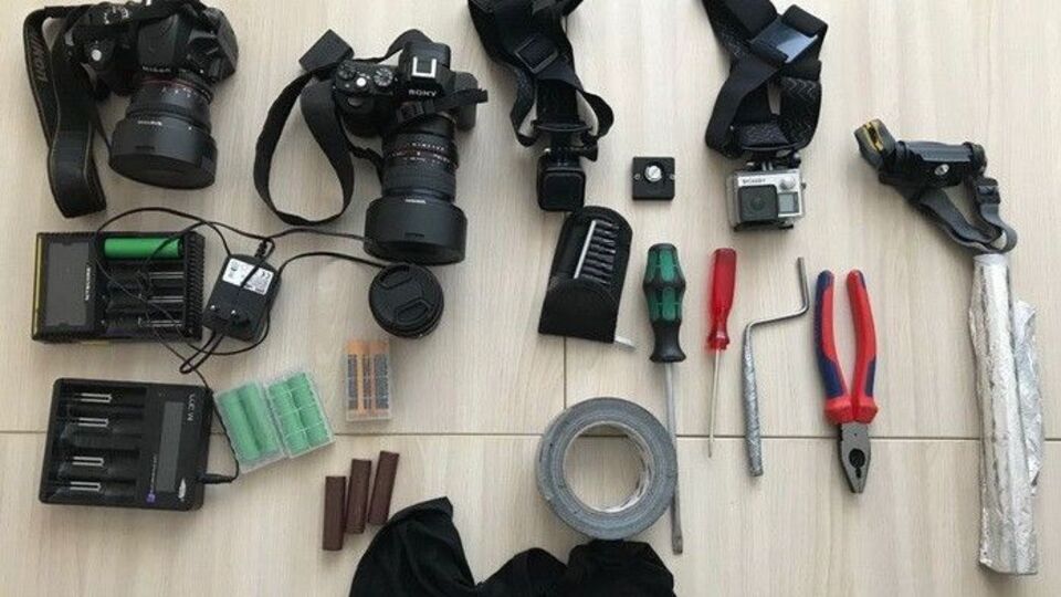 Во время досмотра у диггеров обнаружили снаряжение и устройства для взлома и преодоления систем охраны