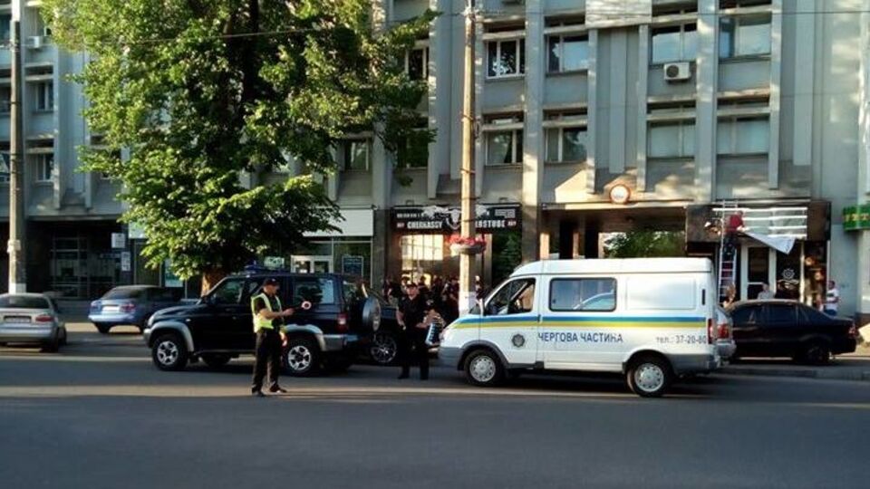 Інцидент зі стріляниною стався в офісі на вулиці Хрещатик у Черкасах