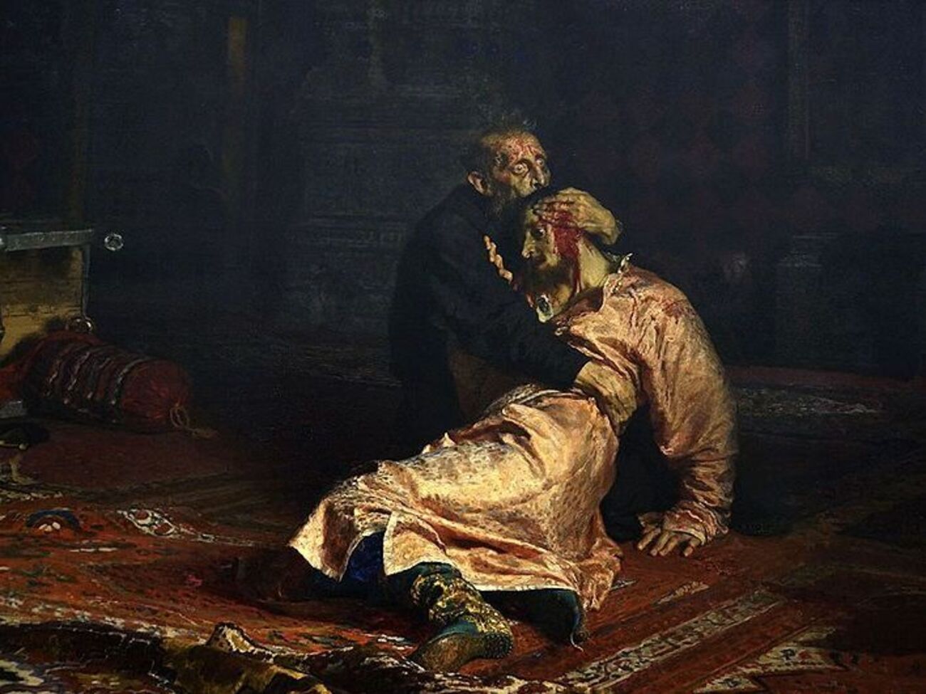 Картину Іллі Рєпіна "Іван Грозний і син його Іван 16 листопада 1581 року" намагалися знищити