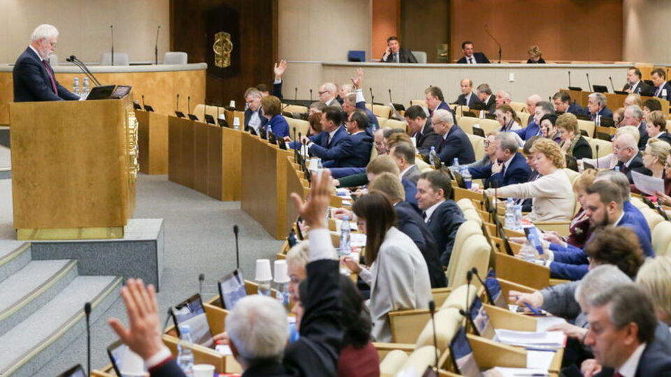 Законопроект пройшов перше читання в Держдумі