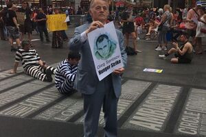 В акції взяв участь Мустафа Джемілєв