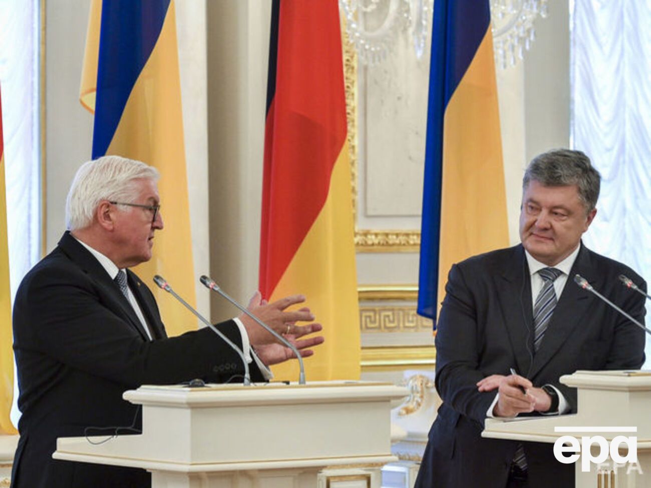 29 мая Штайнмайер встретился с Порошенко