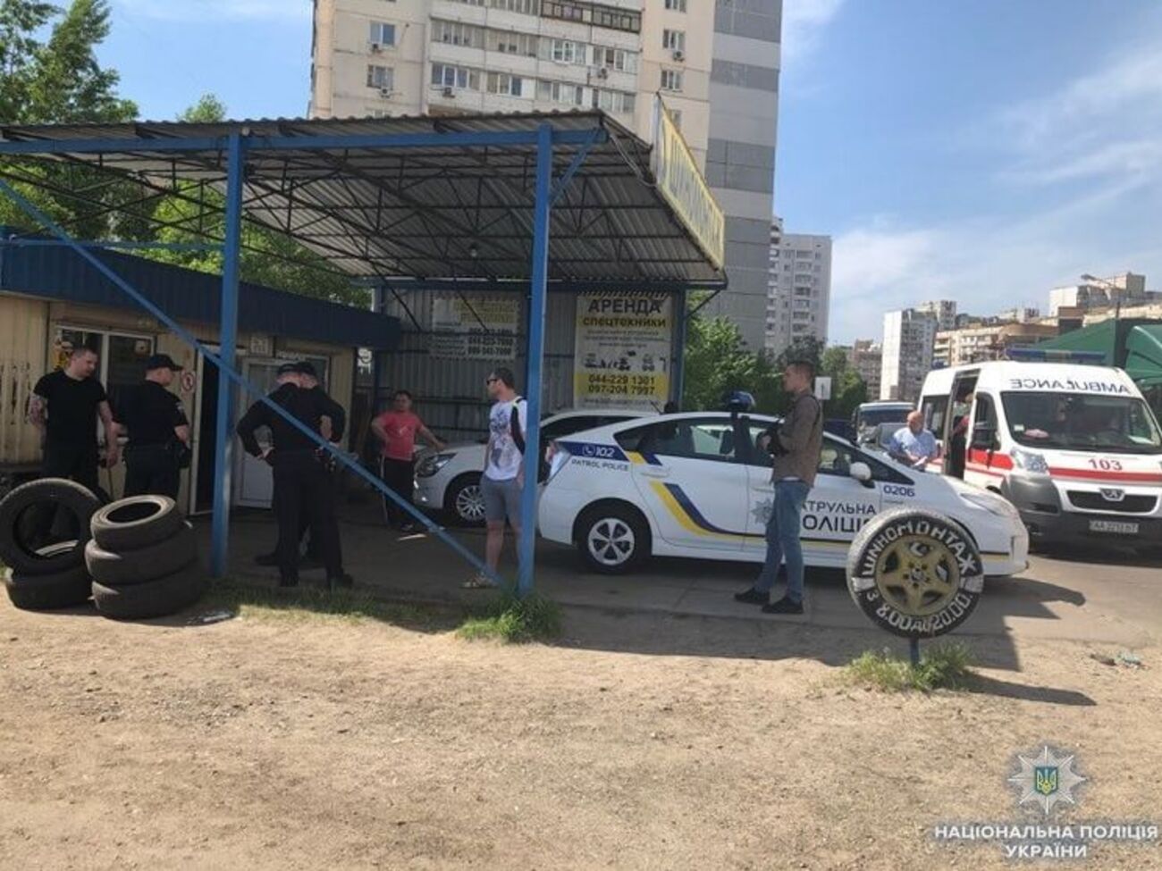Конфликт произошел после приезда комиссии на автостоянку
