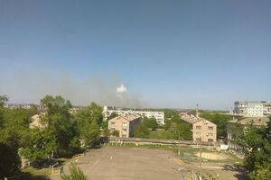 Пожежа на технічній території арсеналу в Балаклії почалася о 13. 35