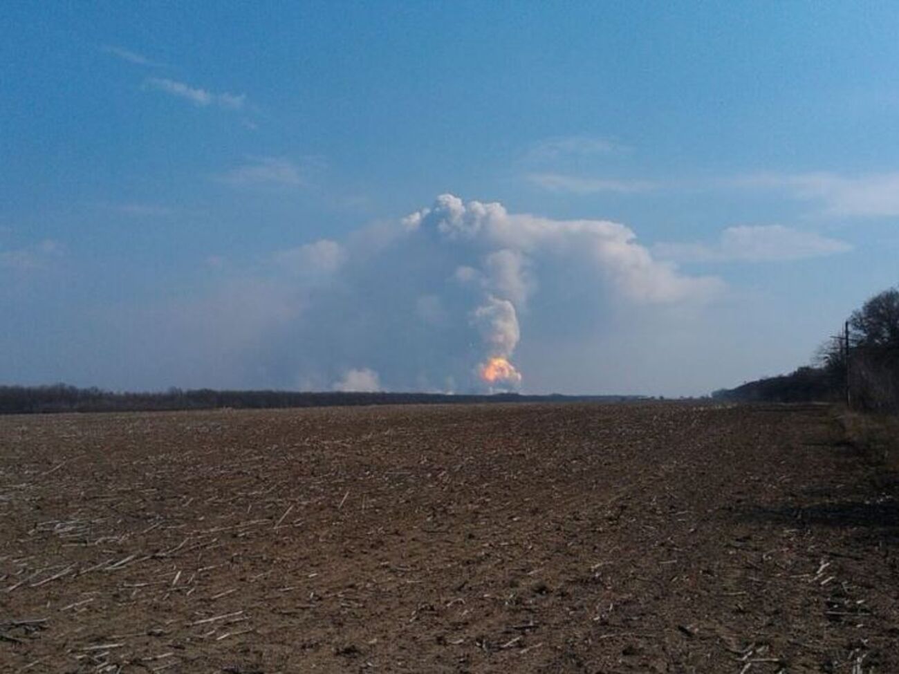 Вибухи на території арсеналу почалися під час планових робіт із розмінування