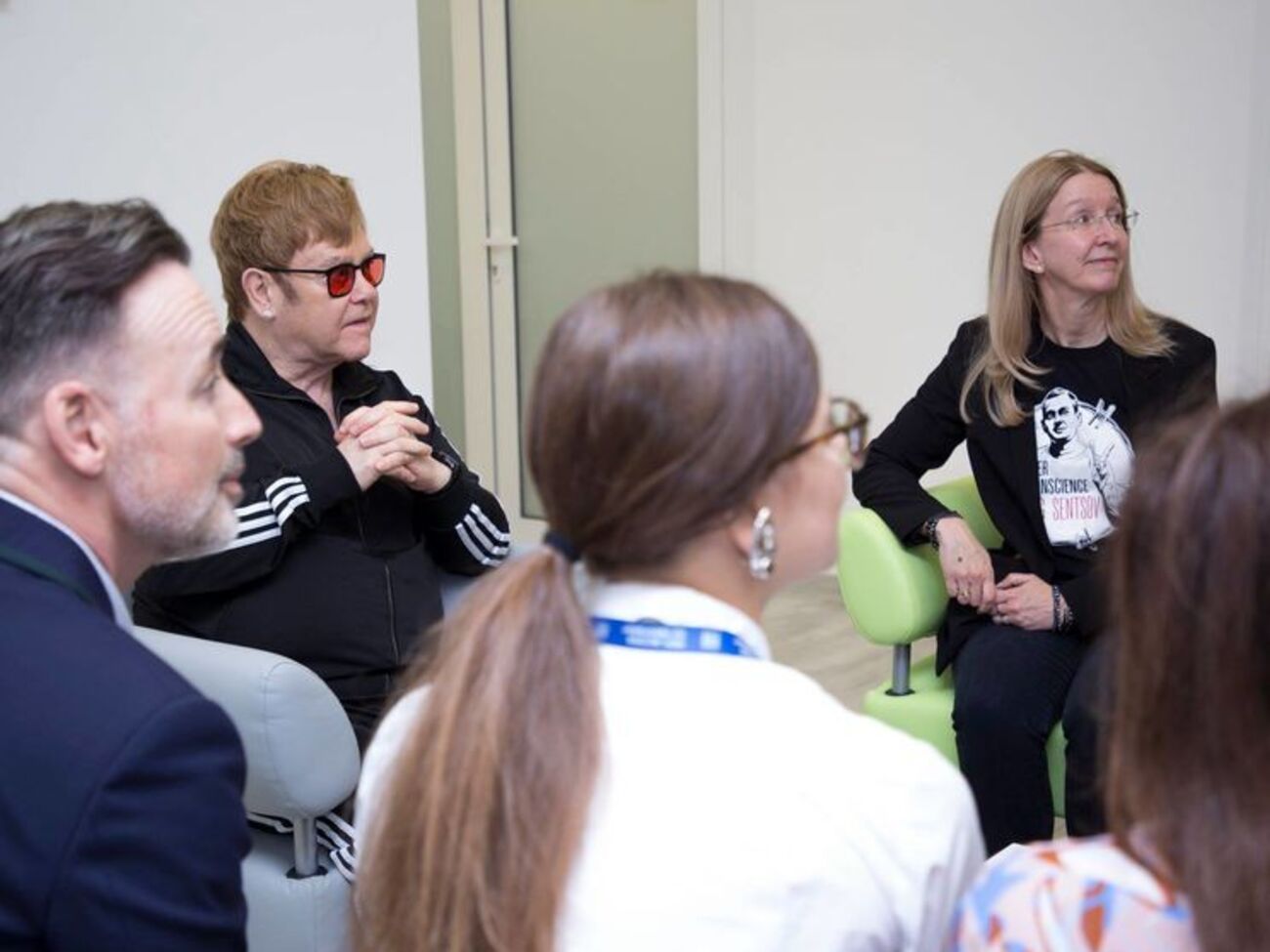 Супрун зустрілася з сером Елтоном Джоном 30 травня