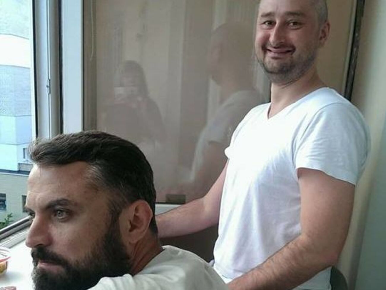 Юрий Мацарский с Аркадием Бабченко