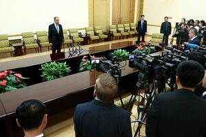 Лавров на прес-конференції після переговорів зі своїм північнокорейським колегою