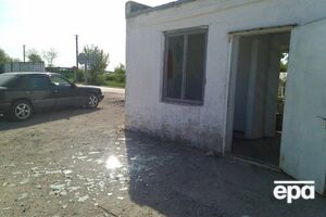 Последствия обстрела КПВВ "Гнутово"