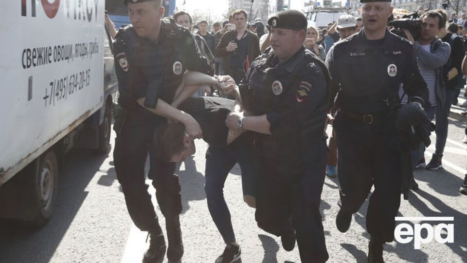 Акции протеста приурочены к инаугурации Путина