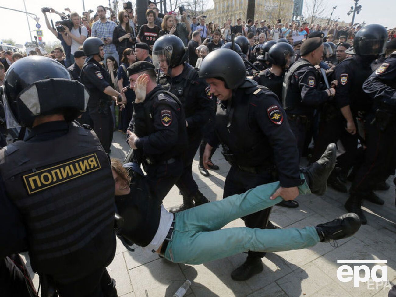 В РФ 5 мая прошли массовые акции протеста