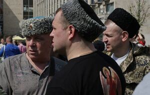 "Козаки" взяли активну участь у бійках з опозицією в Москві