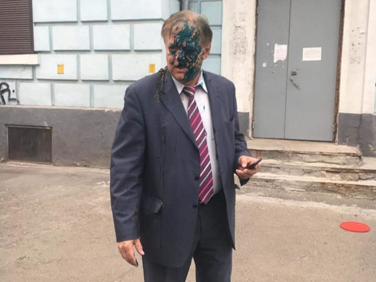 В Киеве облили Воробьева