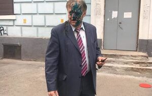 В Киеве облили Воробьева