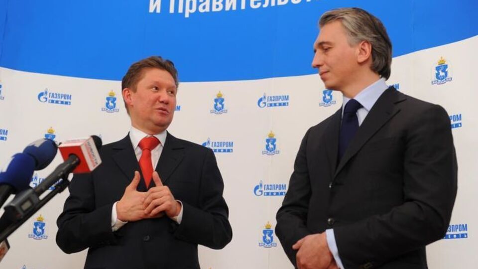 По словам Фрейдзона, Миллер и Дюков (справа) в 90-х проводили переговоры и предлагали предпринимателям добровольно поделиться долей