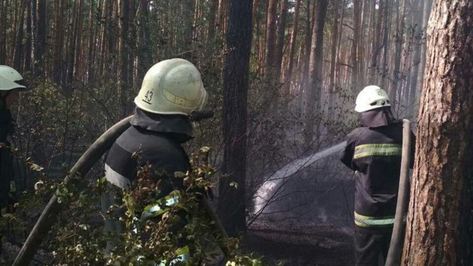 Рятувальники продовжують роботи для ліквідації пожежі