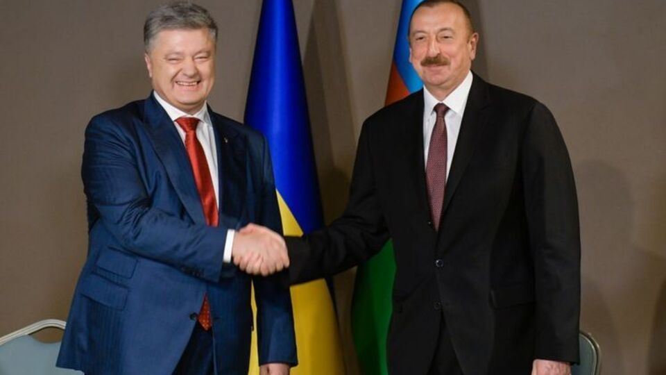 Президент Украины Петр Порошенко провел встречу с главой Азербайджана Ильхамом Алиевым