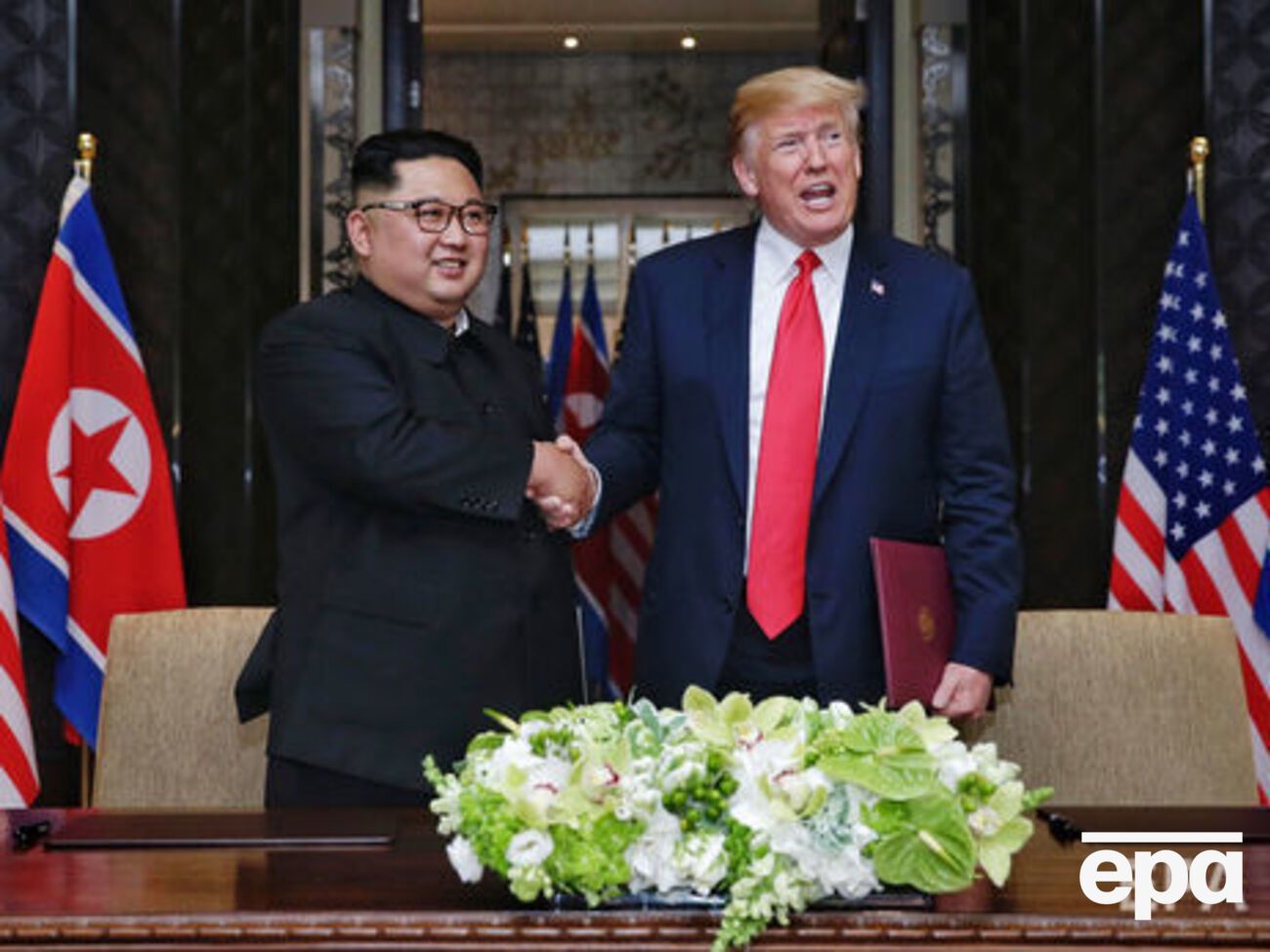 Ким Чен Ын и Трамп встретились 12 июня