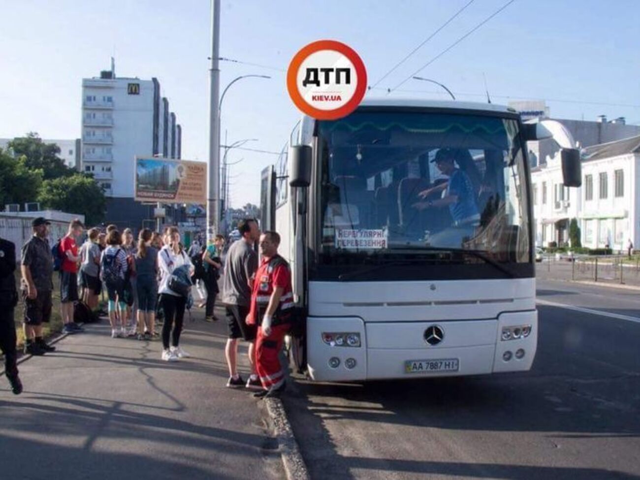 Діти внаслідок інциденту не постраждали