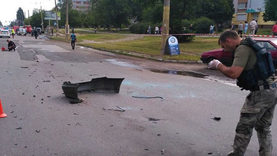 Автомобіль вибухнув приблизно о 7.00