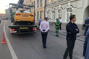 Наезд произошел на Ильинке