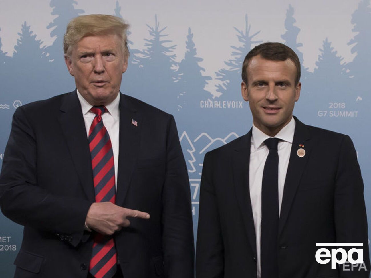 Макрону Трамп сказав, що всі терористи "сидять у Парижі"