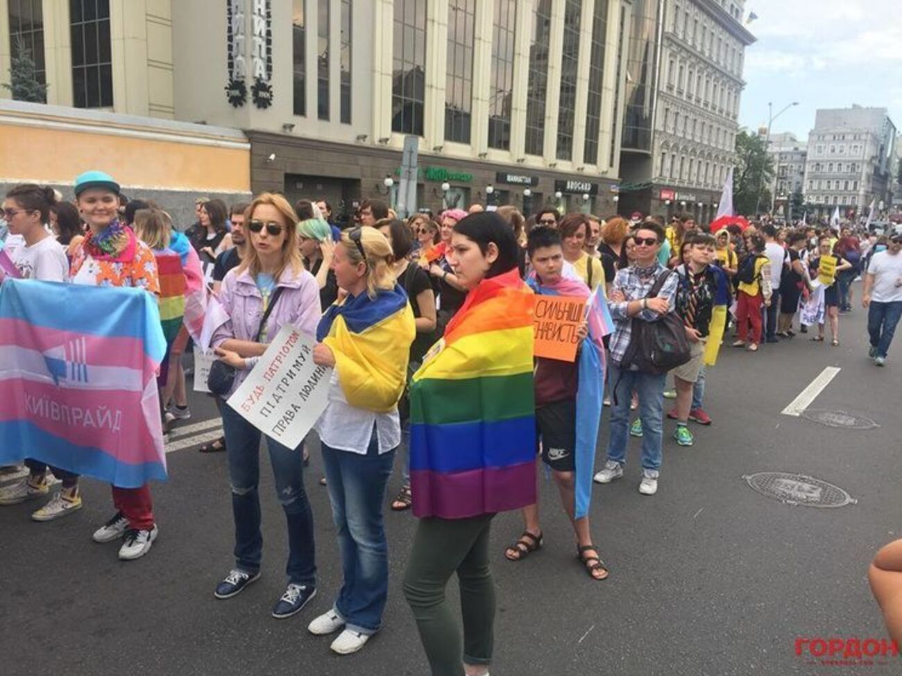 В полиции заявили, что марш прошел спокойно