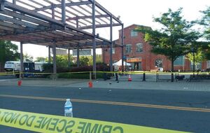 Место перестрелки оцепила полиция