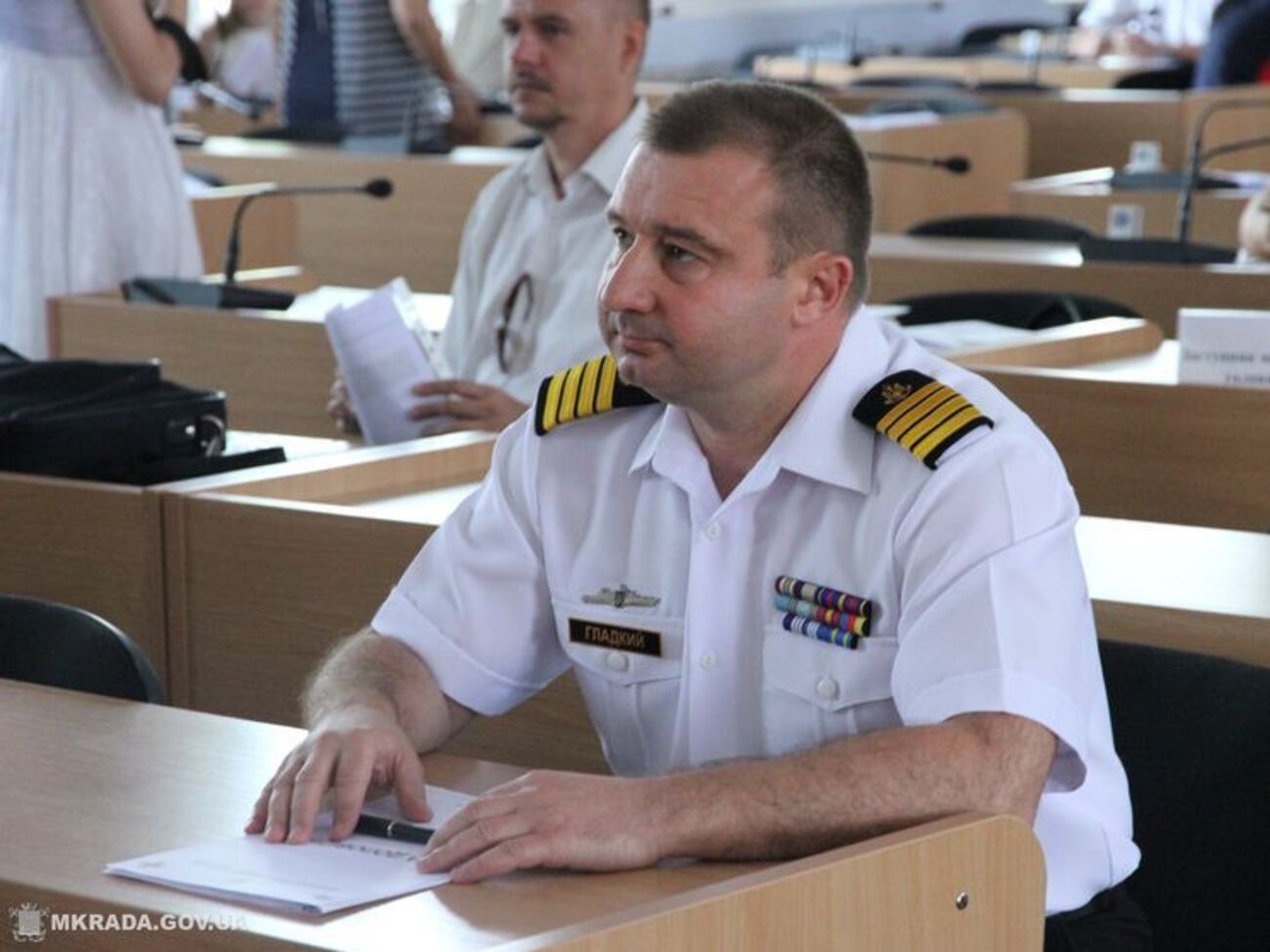 Гладкого назначили начальником штаба ВМС Украины в июле 2016 года