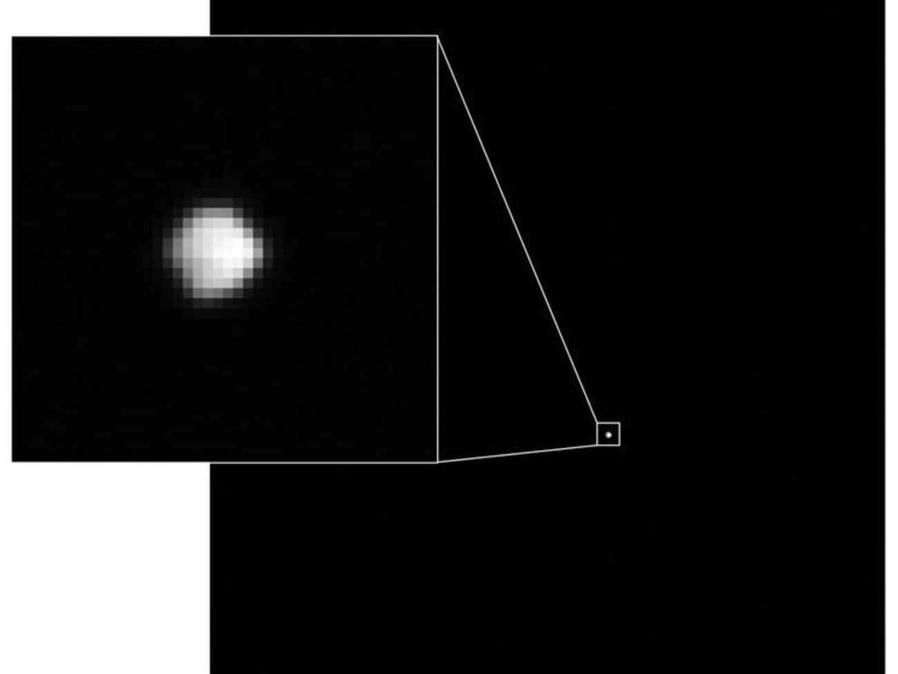 Зонд должен приблизиться к астероиду на расстояние 20 км