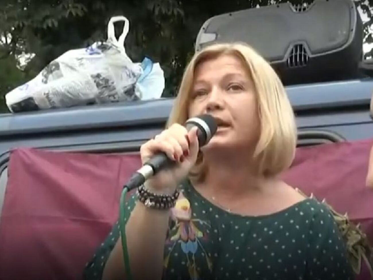 Геращенко заявила, что вышла к протестующим не как женщина, а как вице-спикер парламента