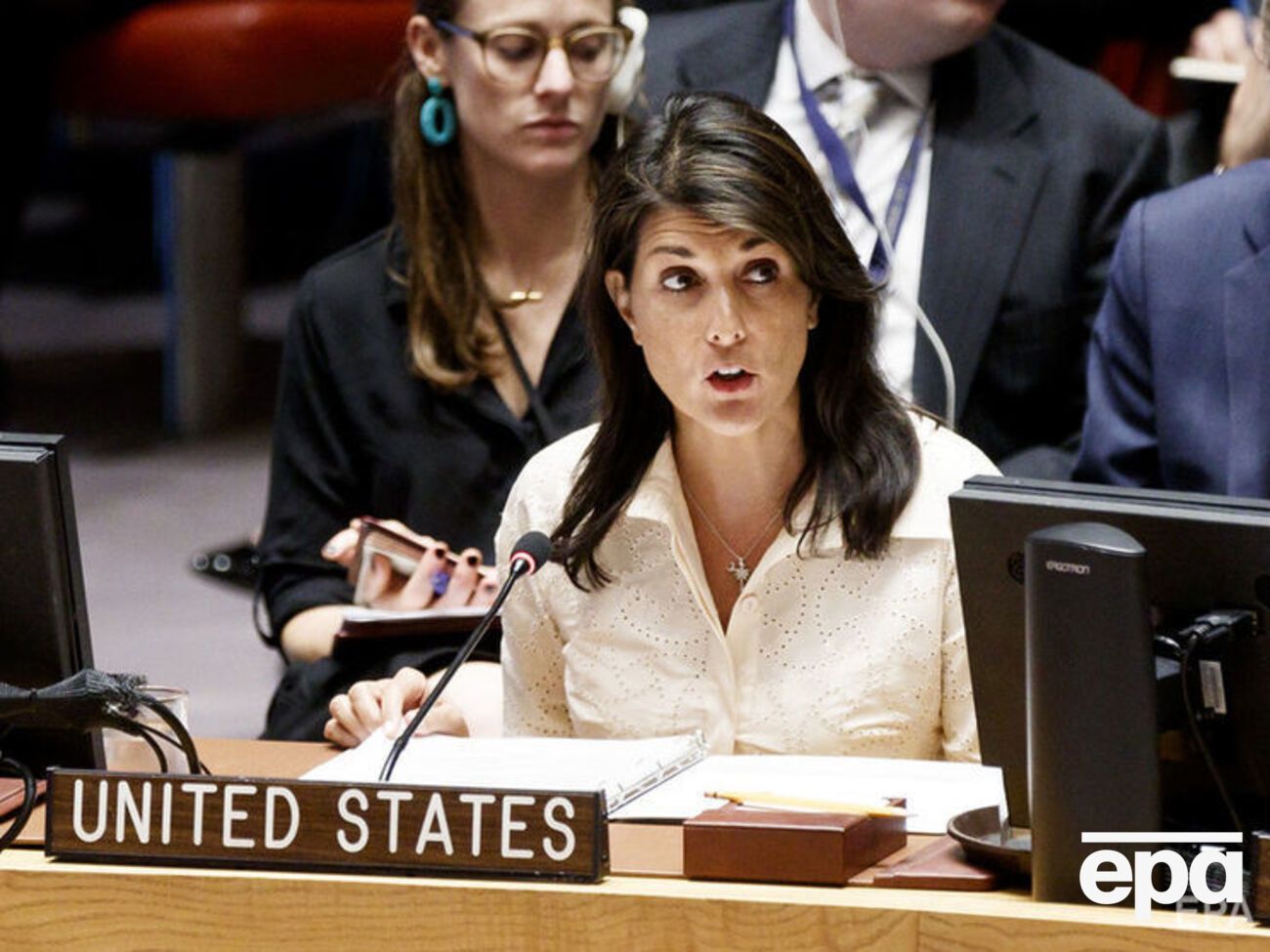 За резолюцию по Палестине, предложенную США, проголосовала только Хейли
