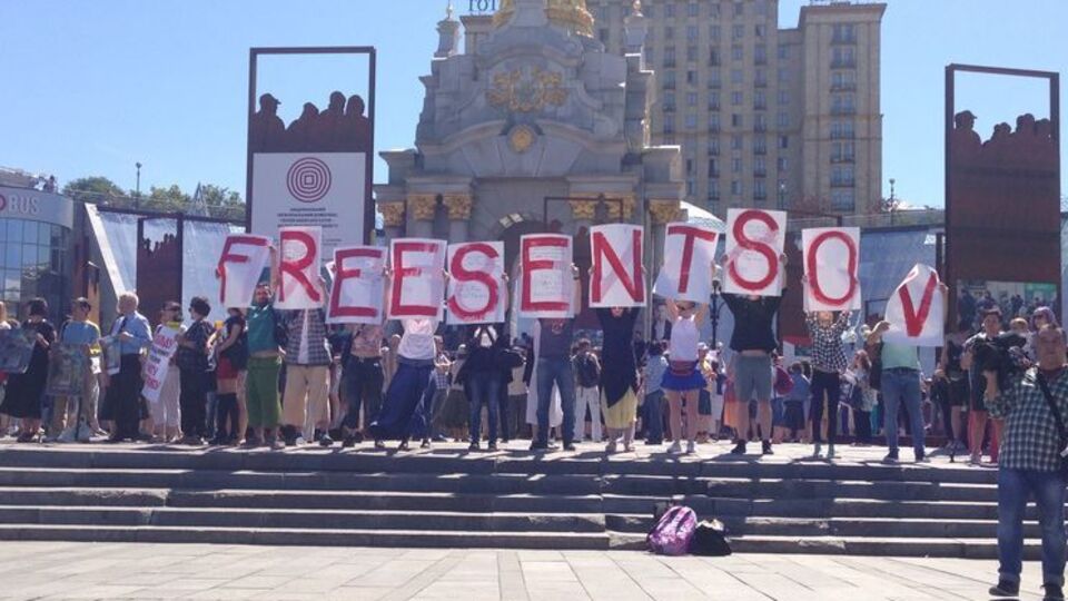 У Києві пройшла акція на підтримку Сенцова