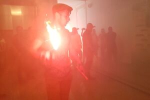 Активісти підпалили димові шашки в Харкові 20 червня