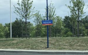 На честь Безручка назвали кругове перехрестя