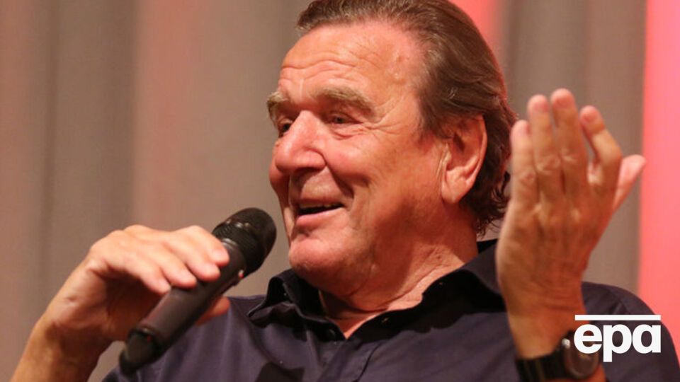 Шредер выступает за отмену санкций против РФ