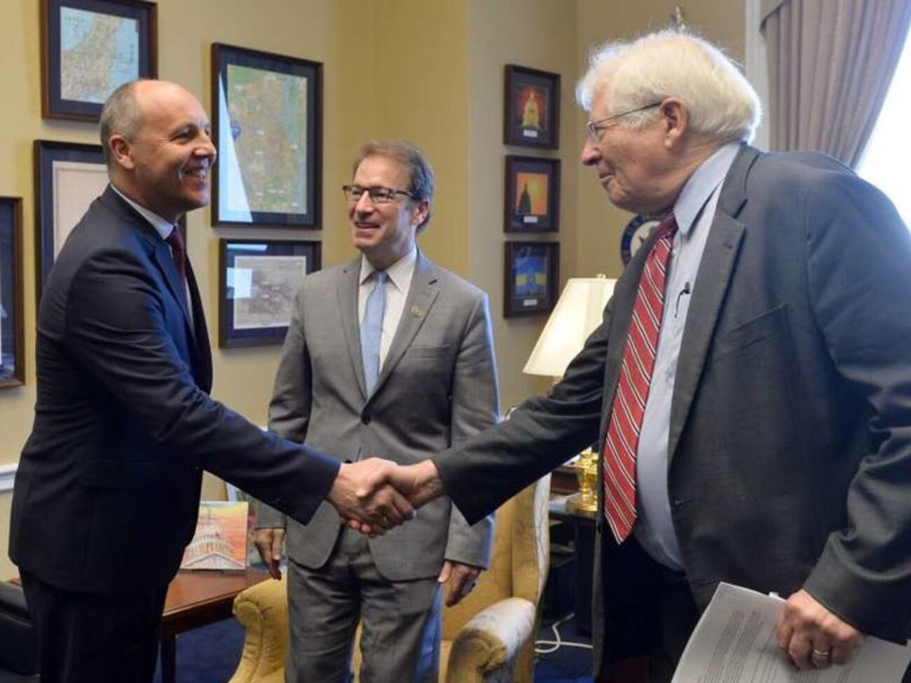 Парубій зустрівся у США з конгресменами Пітером Роскамом і Девідом Прайсом